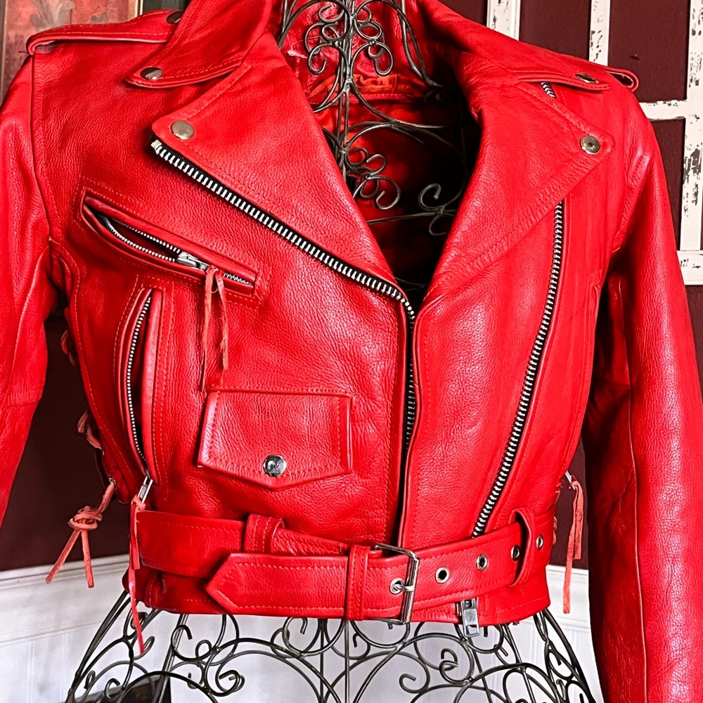 Never been worn.  No tags.  100% leather